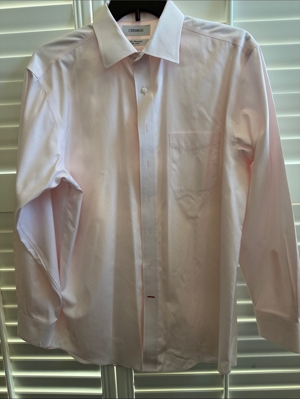 Daniel Cremieux Men's Light Pink Dress Shirt - Classic Point Collar